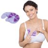 Purple Soothing Gel Pads for Breastfeeding in Section Postpartum Essentials Kit of 2 Pairs Pads with Covers.