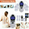 Electric Tens Unit Machine Pulse Massager Muscle Stimulator Therapy Pain Relief Digital Massage Electric Meridian Full Body Mass