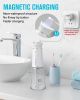 Water Dental Flosser Cordless with Magnetic Charging for Teeth Cleaning, Nursal 7 Clean Settings Portable Rechargeable Oral Irrigator