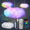 3D Big Cloud Light Kit, Music Sync RGB Multicolor Changing Strip Lights