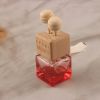 Car Perfume Bottle Square Seat Glass Aromatherapy Bottle With Air Conditioning Outlet Clip Aromatherapy