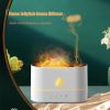 NEW 250ML Simulation Flame Jellyfish Air Humidifiers Fragrance Aromatherapy Machine Essential Oil Aroma Diffuser