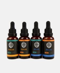 Made by Hemp THC Free Tinctures (Strength: 500mg, Flavor: Relax)