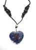 EMF 5G Shielding Orgone Heart Calming Necklace with Shungite & Black Tourmaline