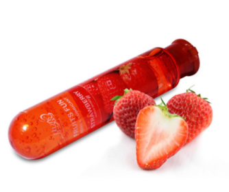 Water soluble fruit flavored human lubricant (Option: Strawberry-80ml)