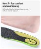 Sports Shock Absorption Insole Green PU Memory Foam Breathable Arch Support Orthopedic Shoes Pad Men Women Feet Care Shoes Pad