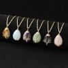 Water Drop Natural Crystal Stone Necklace Women's Fashion Accessories 2023 New In