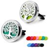 Car Air Vent Aromatherapy Clip Portable Car Tree of Life Ornament Perfume Clip