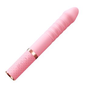 Women's Automatic Retractable Mute Toy (Option: Peach Champagne Pink)